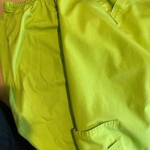 Like green scrub set